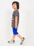 Sonic Themed Cotton Short Set (Grey-Blue)